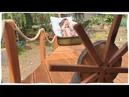 I surprised my kid with a homemade pirate ship