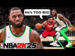 I took my LEBRON JAMES BUILD to a COMP PRO AM LEAGUE on NBA 2K25...