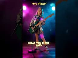 "My Floor" — teen pop-rock debut 💖🎸 #Shorts