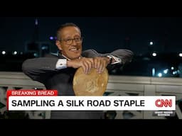 Richard Quest Samples Samarkand Bread