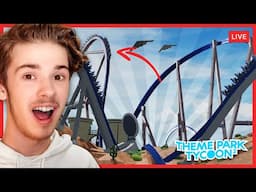 🔴 Showcasing & Rating YOUR Theme Park Tycoon 2 PARKS Live!
