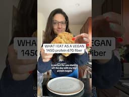 What i eat for a lot of protein & fiber!