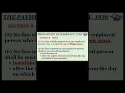 Payment of Wages Act 1936 | Section 8(5) Part 3 - Session 4 #statutorycompliance #readytogetupdate