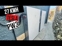 Tesla Powerwall 3 First Expansion Pack Install