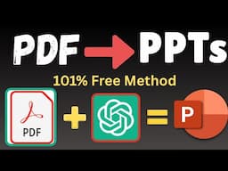 Convert PDF into PowerPoint Presentations for FREE using AI