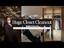CLOSET CLEANOUT PROJECT: Organizing, Donations, & Attic Project