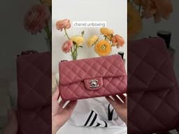chanel mini rectangle bag unboxing ft. @luxedujour