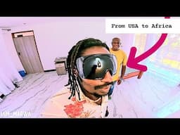 @Jamaicanuncle  HAS ARRIVED From USA to AFRICA !!!