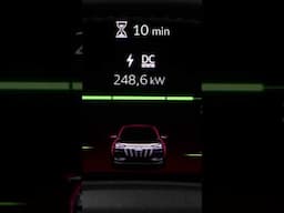 Recarga hasta 275 kilómetros en apenas 10 minutos con el nuevo Audi S6 Sportback e-tron.