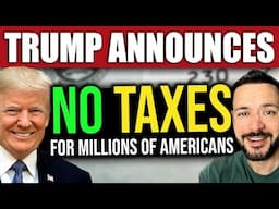 Trump FINALLY Announces NO TAX For Middle Class