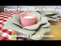 Flower Petal Candle Holder