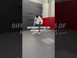 Which type of mound visit have you had? #baseball #softball