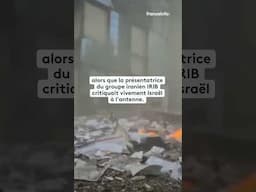 Israël frappe la télé d’État iranienne en plein direct