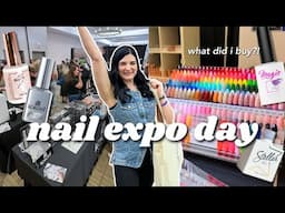 nail tech heaven at the Oregon nail expo 2025! | gel nail products haul 💅🏻