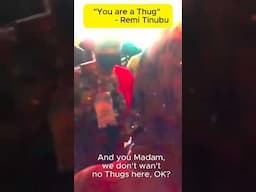 " You are a thug" ~ Remi Tinubu #natashaakpoti