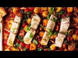 Puttanesca Fish Tray Bake