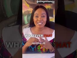 Why do we set up businesses?Is so we appear busy? Or? Send me a message via WhatsApp-08038874148