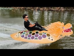 Picked Up Scrap Jet Ski At Sea I Turned It Into A Turtle To Ride