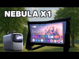 NEBULA X1 Projector : Pro Grade Outdoor Cinema w 4.1.2 Audio System! Best 4K Portable Projector 2025