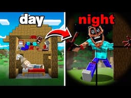 DON'T Look For EVIL MIMICERS at Night in Minecraft