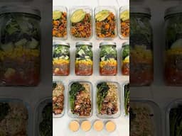 Easy High Protein Meal Prep for the Week! #mealprep
