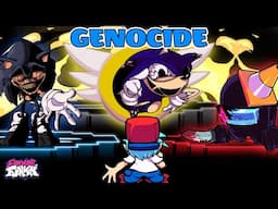 FNF: Boyfriend VS LordX & Xenophanes & Black Impostor // GENOCIDE COVER █ Friday Night Funkin' █