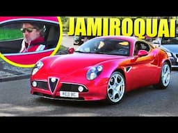 Jay Kay FLOORS IT Away from Fans at a Car Show!