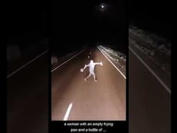 TRUCKER HORROR at 2 A M  On a Back Road, ALONE #shorts