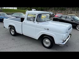 Test Drive 1959 Ford F-100 Pickup Truck $24,900 Maple Motors #3063