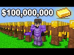 Minecraft, but I get RICH in Pay-to-Win Civilization...