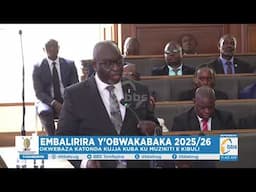Owek. Waggwa Nsibirwa alambuludde ku mpeereza mu malwaliro ga Ssaabasajja. #BugandaBudget2025