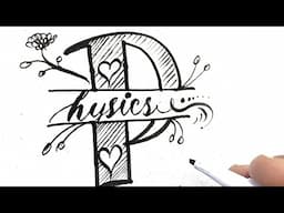 How to Decorate Physics Project Front Page – Stylish & Creative Design Ideas ✨