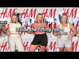 inside the fitting room at H&M! (i'm honestly shocked...)