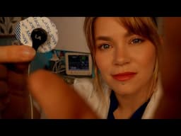 ASMR Sleep Clinic 😴 Exam, Connecting You to Monitor, Shaving Your Head, Measuring You
