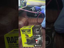 Raptor Liner Spray In Bed Liner UV Resistant #ironhorsegarage #raptorliner #truckbed