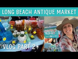 How did we do? Selling at the Long Beach Antique Market #vintagereseller Vlog Part 2