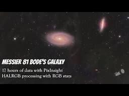Astrophotography processing of Bode’s Galaxy in HaLRGB