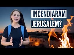 QUEM ESTÁ QUEIMANDO A CIDADE SANTA? AO VIVO Israel com Aline