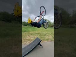 MINI BACKFLIP! ☠️☠️ #mtb #bikes #biking #fail #bmx #stunts