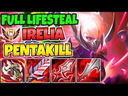 *PENTAKILL* FULL LIFESTEAL IRELIA HEALS TO FULL HP INSTANTLY (NEW BROKEN BUILD) - League of Legends