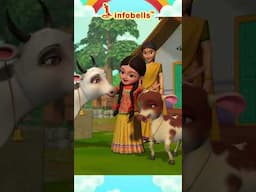 Na Pasu Vaccindi - Cow Song | Telugu Rhymes for kids | Infobells #telugurhymes #cow #cowvideos