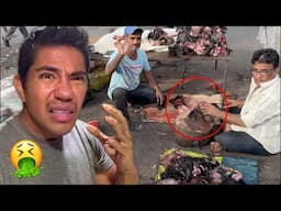 El HORRIBLE mercado de carne ILEGAL ya sabes en que pais.