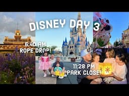 ☀️ 17 Hour 🌚 Rope Drop to Fire Works Magic Kingdom Day