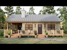 2-Bedroom Cabin Perfection: Designed for Comfort (38'x29')