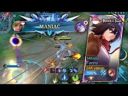 FANNY 17 CABLES IN 3 SECONDS!! + MANIAC !! INTENSE RANK GAMEPLAY | MLBB