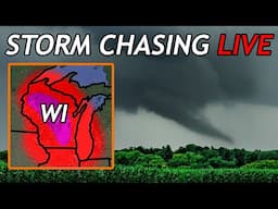 Juneau WI Tornado Live As It Happened! - 5/15/25 Live Storm Chasing