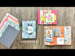 FREE Class! 3 Stampin' Up! Florals in Bloom Card Ideas | April 2025 Bonus Project Kit