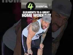 4 ESSENTIAL Things Every Home Workout Must Have