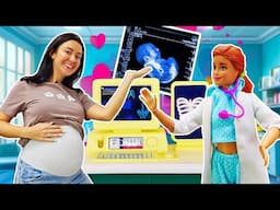 💖 La bambola Barbie e la sua amica sono in gravidanza: il momento magico durante l'ecografia!