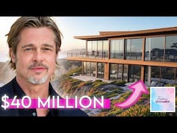 Inside Brad Pitt's $40 Million California Mansion | House Tour 2025
